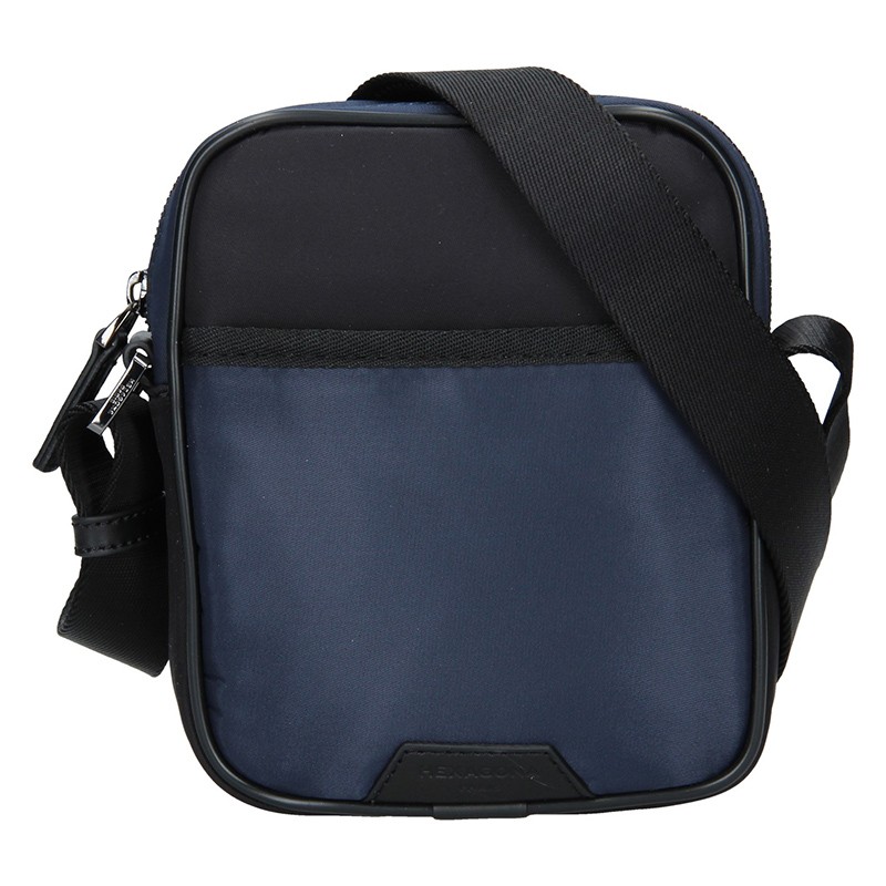 Image of Pánska taška cez rameno Hexagona Bergh - čierno-modrá SK