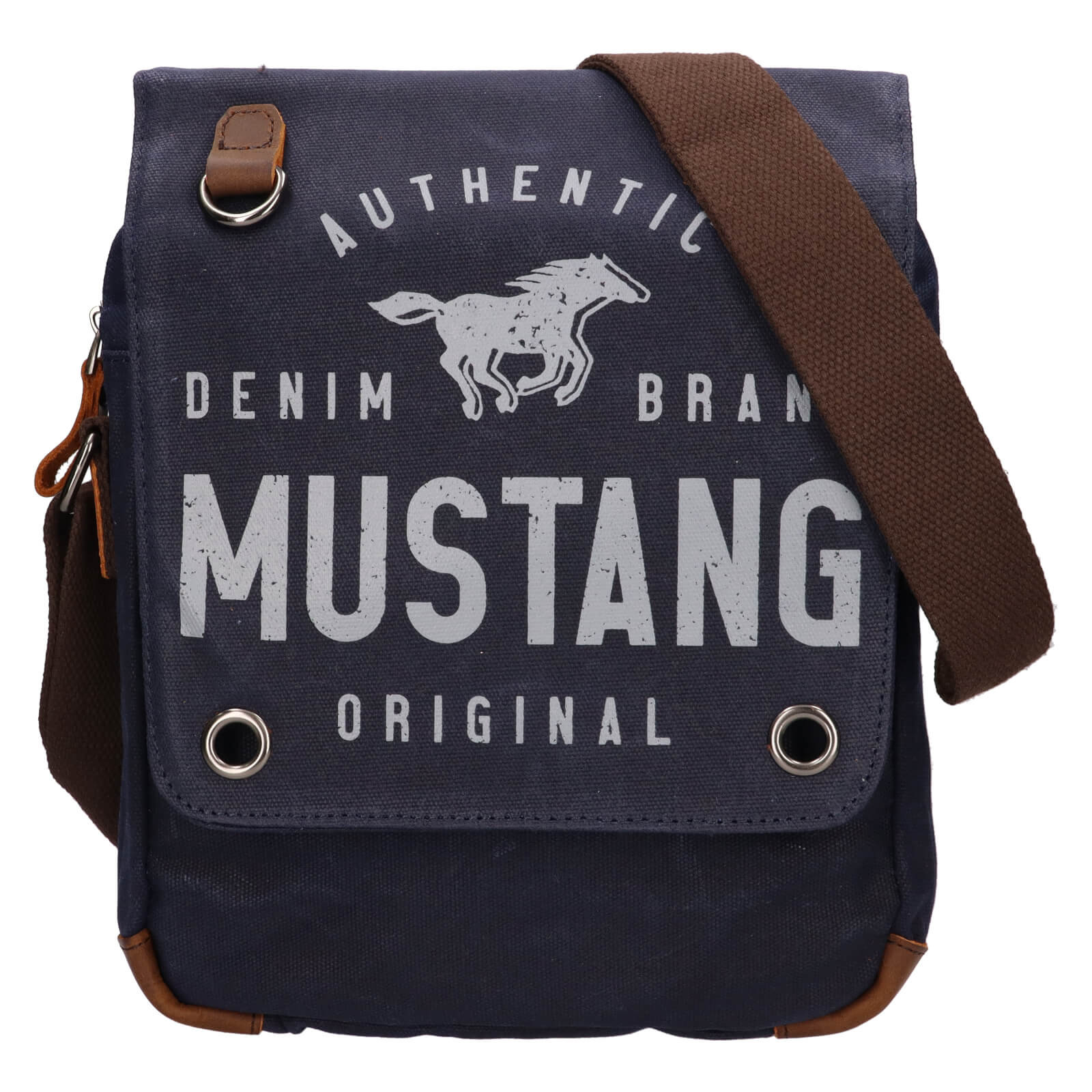 Image of Pánska taška cez rameno Mustang Felip - modrá SK