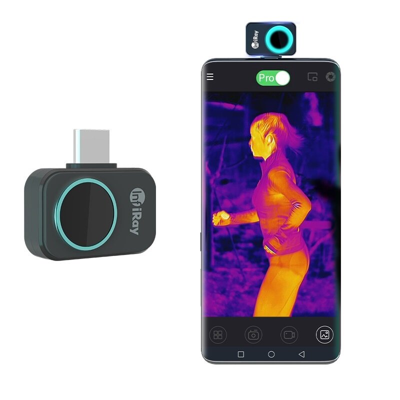 Image of P2 Thermal Imager IR Sensor Resolution 256*192 Mobile Phone Infrared Thermal Imager Camera Thermal Leak Diagnosis Therma