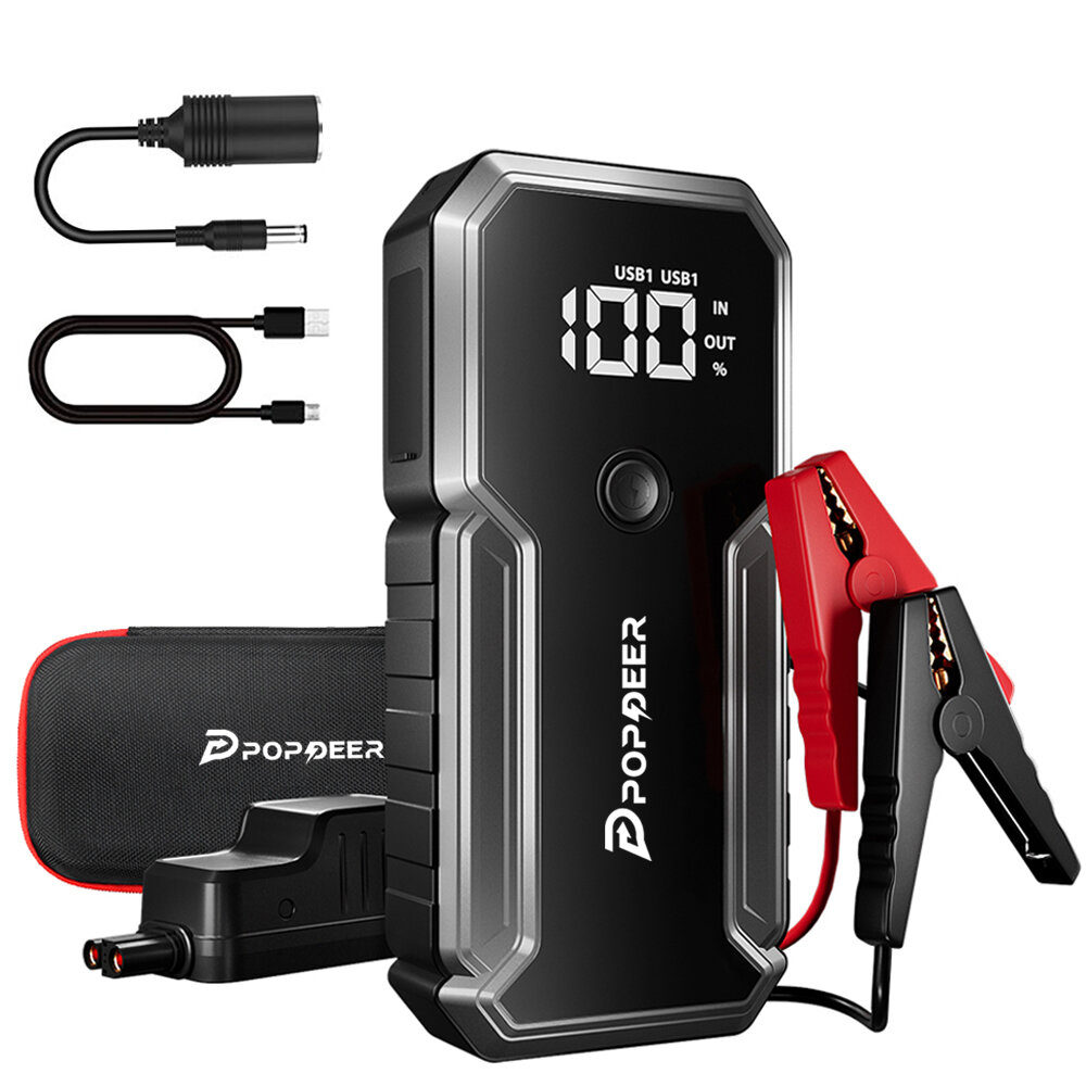 Image of POPDEER PD-J02 23800mAh 3000A Jump Starter with QC 30 Fast Charging for 100 Gas/80L Diesel