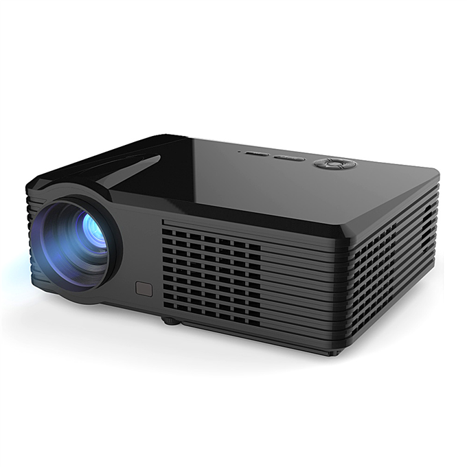 Image of PRS200 Multifunctional Home Theater LED Projector 1500LM 800x480 with Keystone Correction for Desktop Laptop