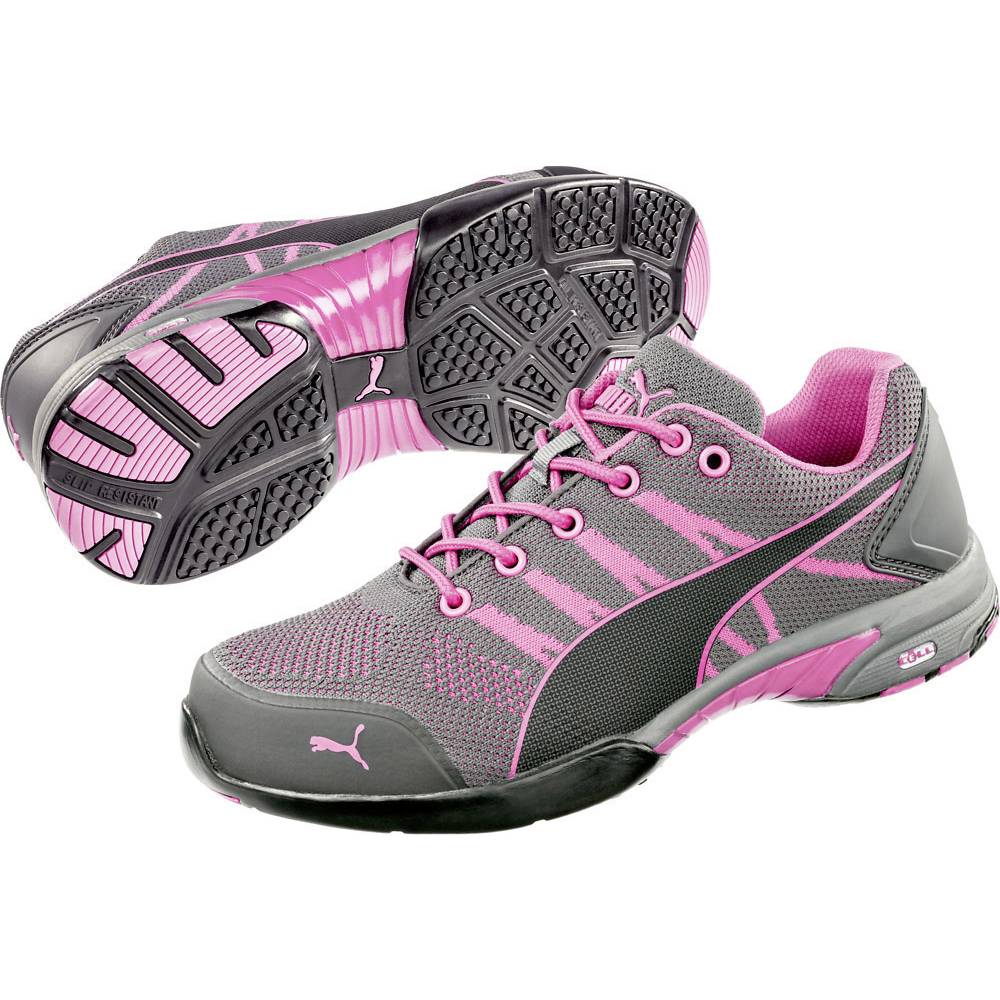 Image of PUMA Celerity Knit Pink 642910-35 Protective footwear S1 Shoe size (EU): 35 Grey Pink 1 pc(s)