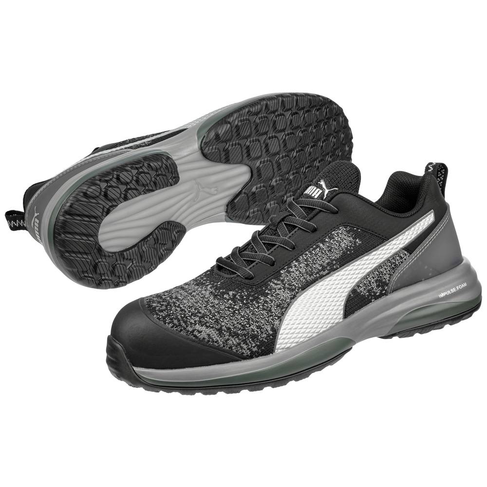 Image of PUMA Charge Black Low 644540200000045 ESD Safety shoes S1P Shoe size (EU): 45 Black Grey 1 Pair