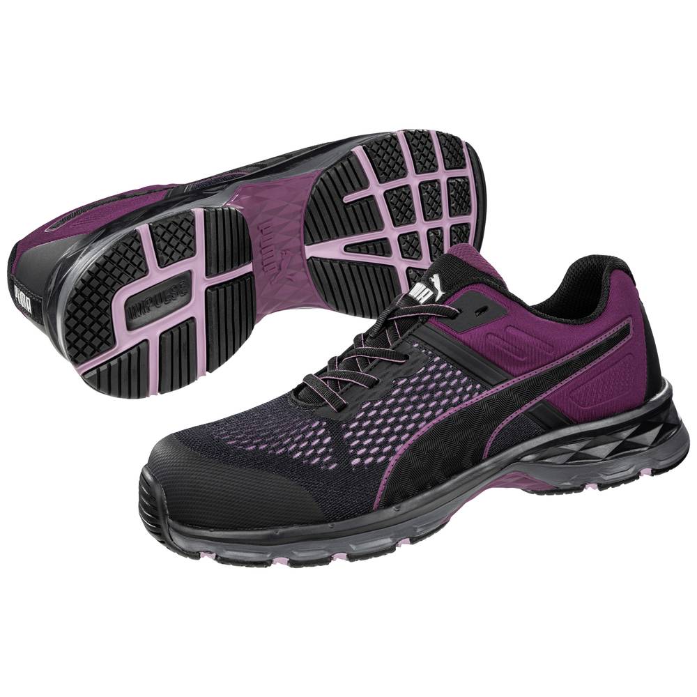 Image of PUMA Define WNS Low 643920234000036 ESD Safety shoes S1P Shoe size (EU): 36 Black Purple 1 Pair