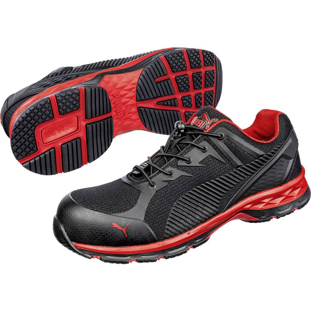 Image of PUMA FUSE MOTION 20 RED LOW 643890-43 ESD Protective footwear S1P Shoe size (EU): 43 Black Red 1 pc(s)