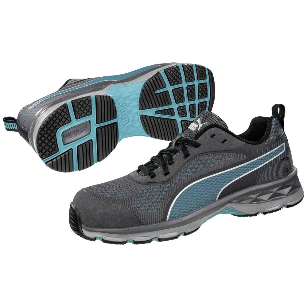 Image of PUMA Fuse Knit Blue WNS Low 643900826000036 ESD Safety shoes S1P Shoe size (EU): 36 Grey Turquoise 1 Pair