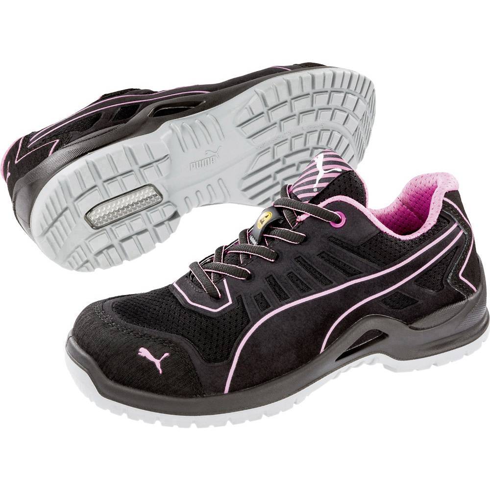 Image of PUMA Fuse TC Pink Wns Low 644110-36 ESD Protective footwear S1P Shoe size (EU): 36 Black Rose 1 pc(s)