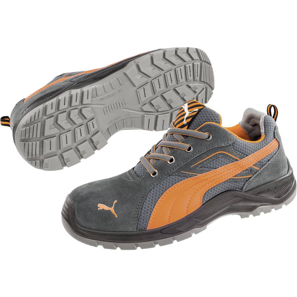 Image of PUMA Omni Orange Low SRC 643620-41 Protective footwear S1P Shoe size (EU): 41 Black Orange 1 pc(s)