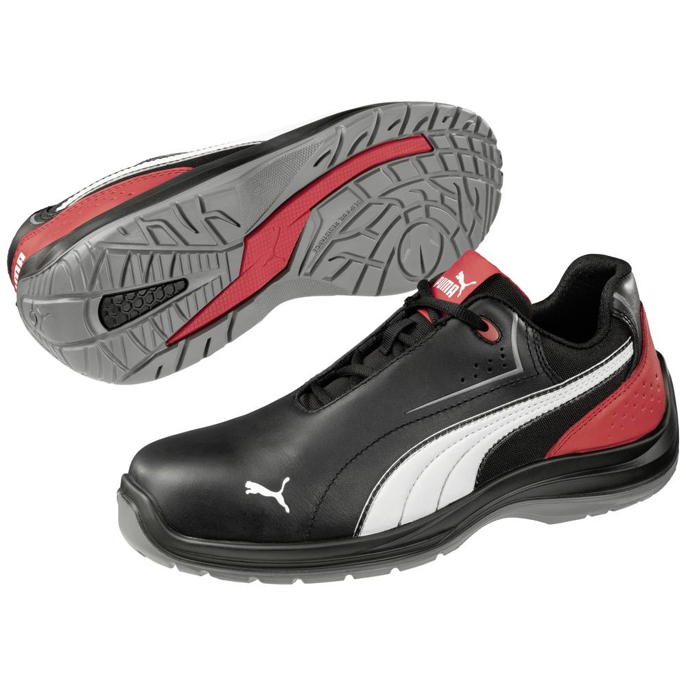 Image of PUMA Touring Black Low 643410200000037 ESD Safety shoes S3 Shoe size (EU): 37 Black Red 1 Pair