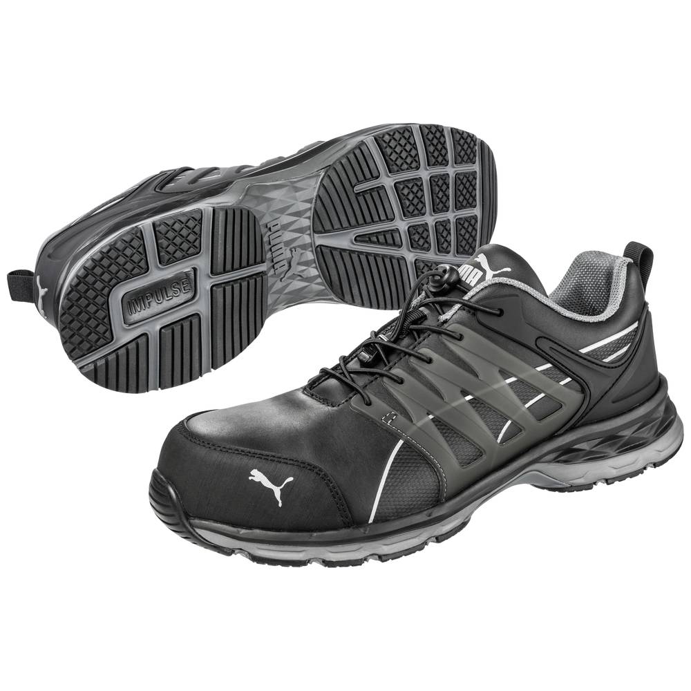 Image of PUMA Velocity 20 Black Low 643840200000037 ESD Safety shoes S3 Shoe size (EU): 37 Black 1 Pair