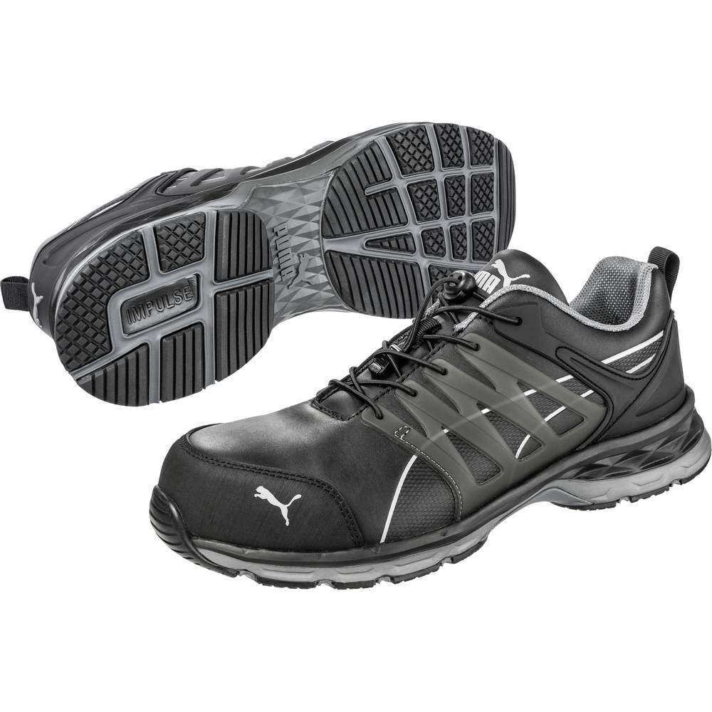 Image of PUMA Velocity 20 Black Low 643840200000038 ESD Safety shoes S3 Shoe size (EU): 38 Black 1 Pair