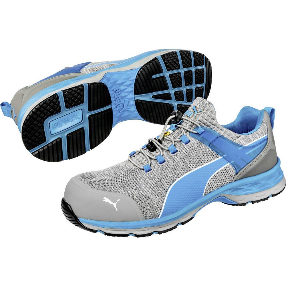 Image of PUMA XCITE GREY LOW 643860-46 ESD Protective footwear S1P Shoe size (EU): 46 Grey Blue 1 pc(s)