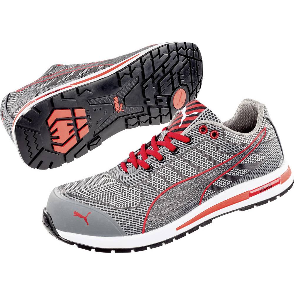 Image of PUMA Xelerate Knit Low 643070-40 Protective footwear S1P Shoe size (EU): 40 Grey Red 1 pc(s)