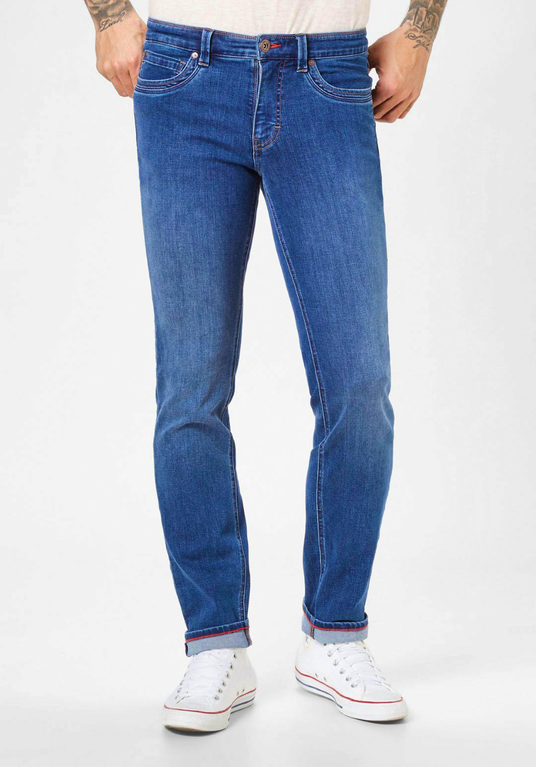 Image of Paddock&#039s Ranger Pipe Jeans light blue used extra lang