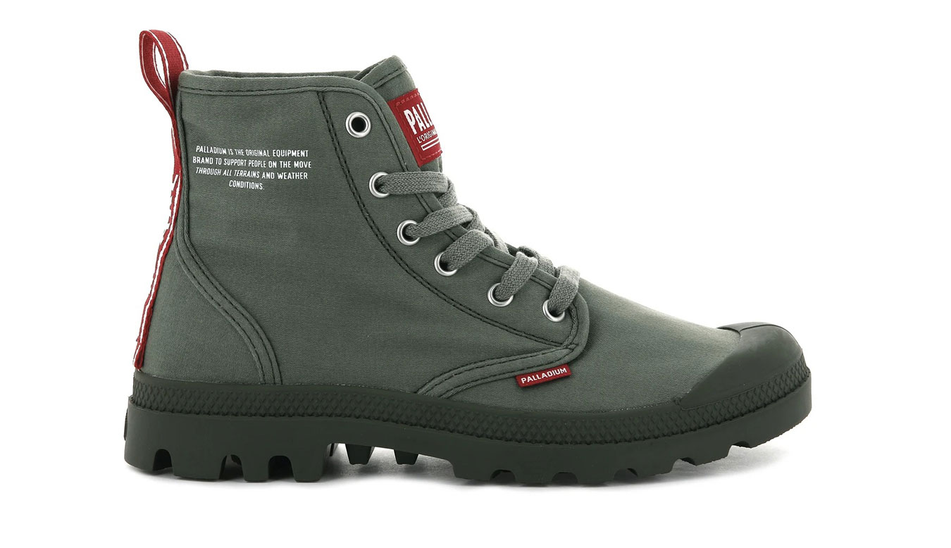 Image of Palladium Boots Pampa Hi Dare Olive Night DE