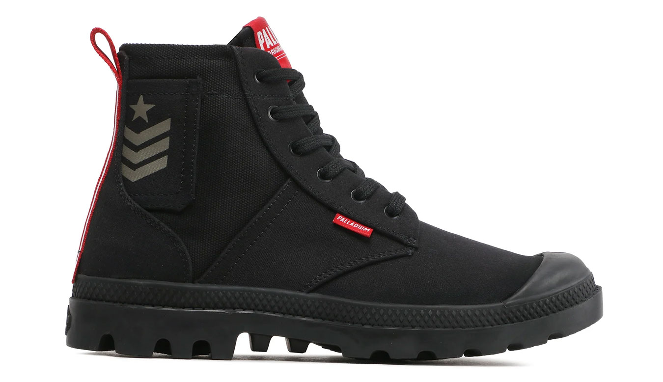 Image of Palladium Pampa Hi Army Black ESP