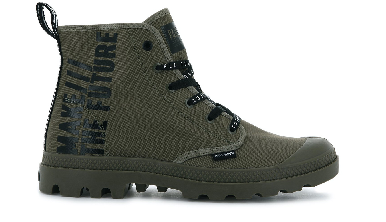 Image of Palladium Pampa Hi Future Dusky Green CZ