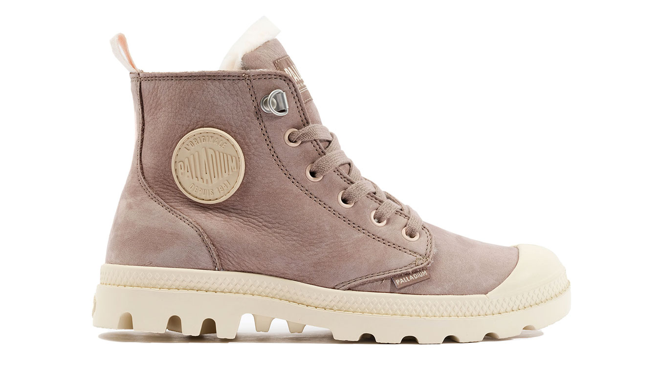 Image of Palladium Pampa Hi Zip WL Brown HU