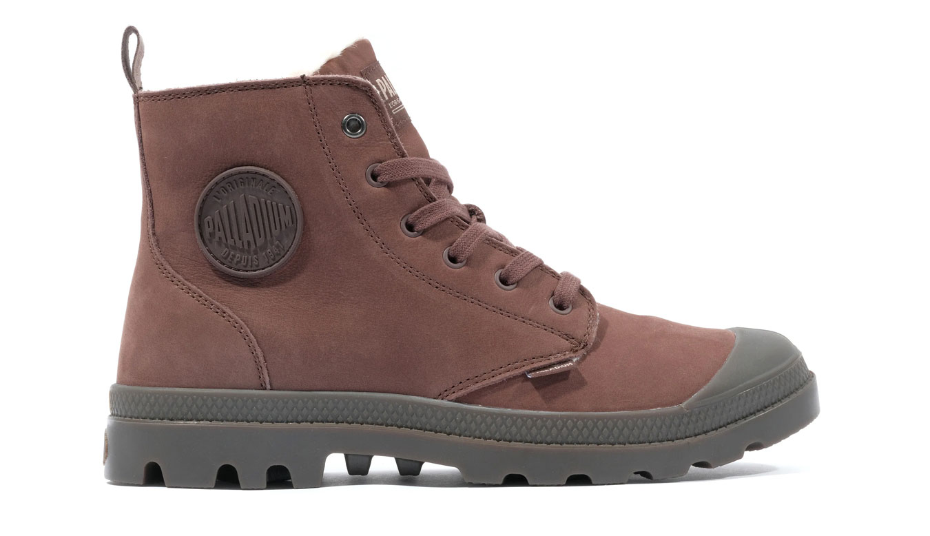 Image of Palladium Pampa Hi Zip Wl Yak Brown US