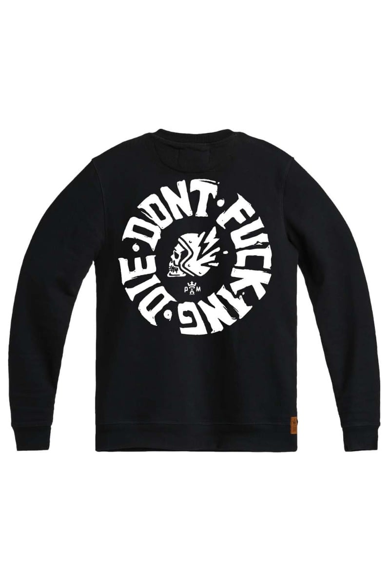Image of Pando Moto John Don't Die Sweater Black Größe XL