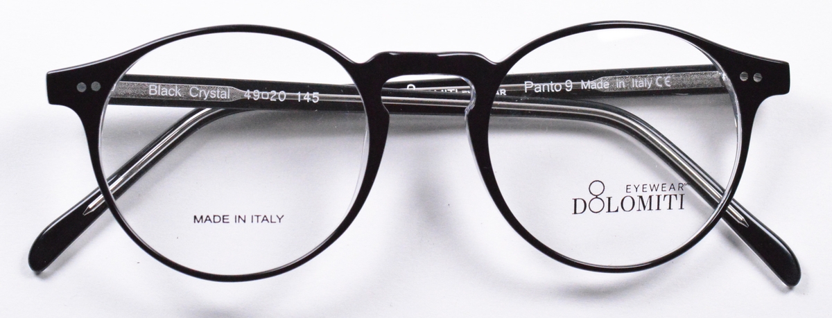 Image of Panto 8 Eyeglasses Black/Crystal