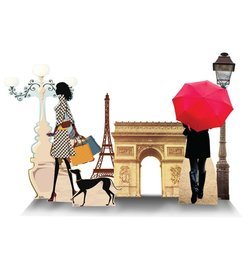 Image of Paris Party Theme Set