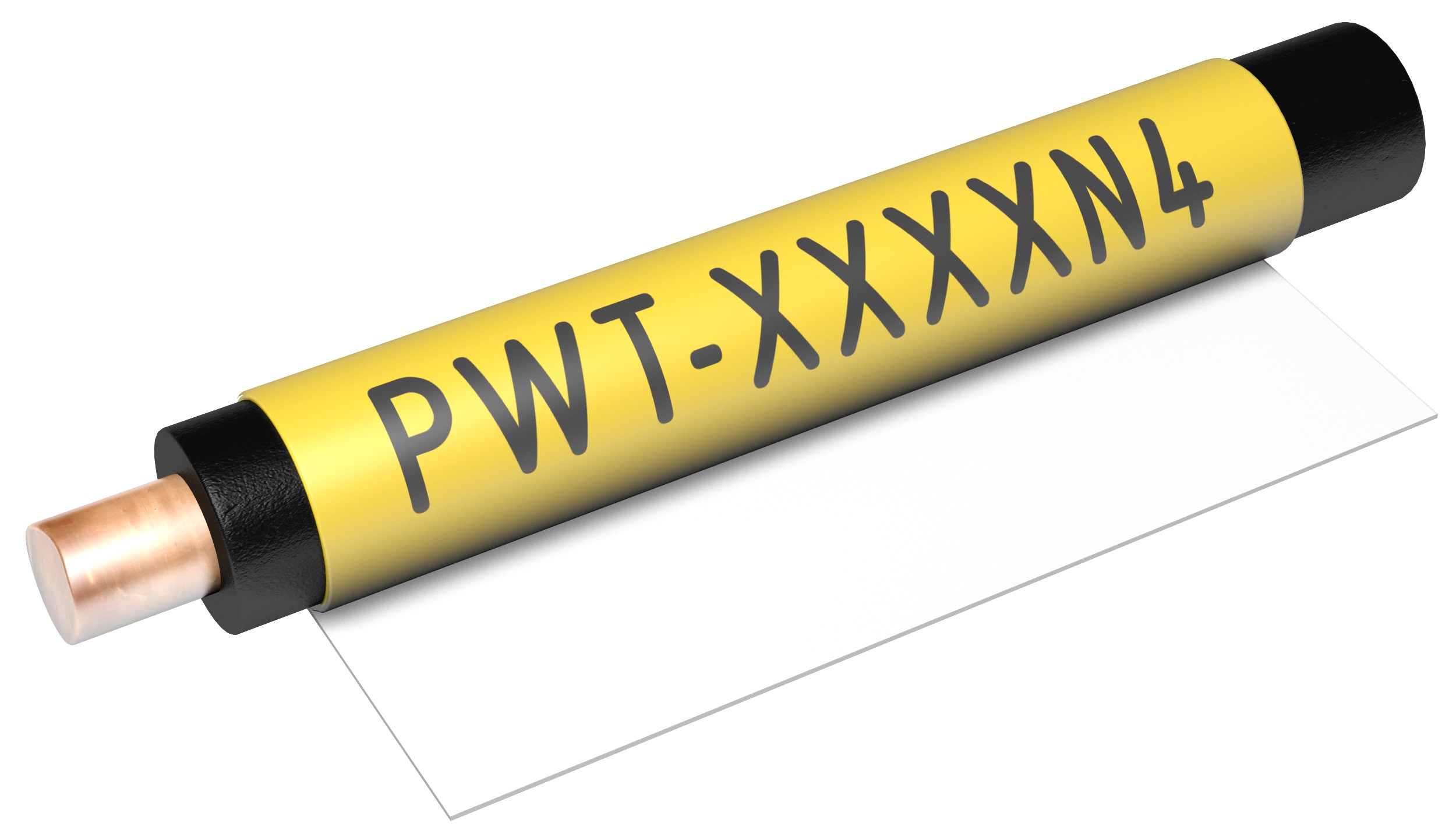 Image of Partex PWT1711033D4SM omotávací štítky 178 x 339 mm žluté 3000ks role CZ ID 365441