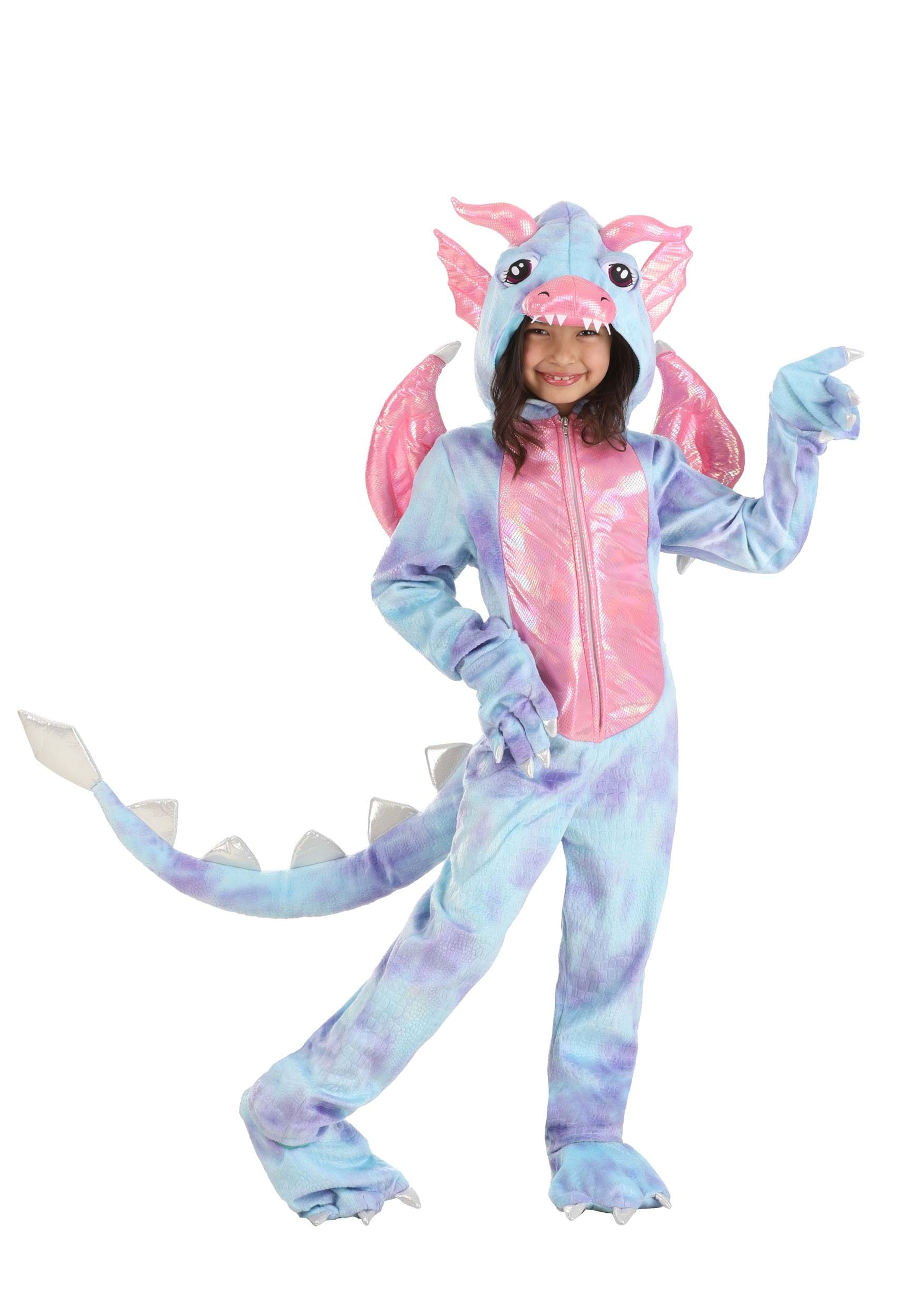 Image of Pastel Dragon Girl's Costume ID FUN4402CH-L