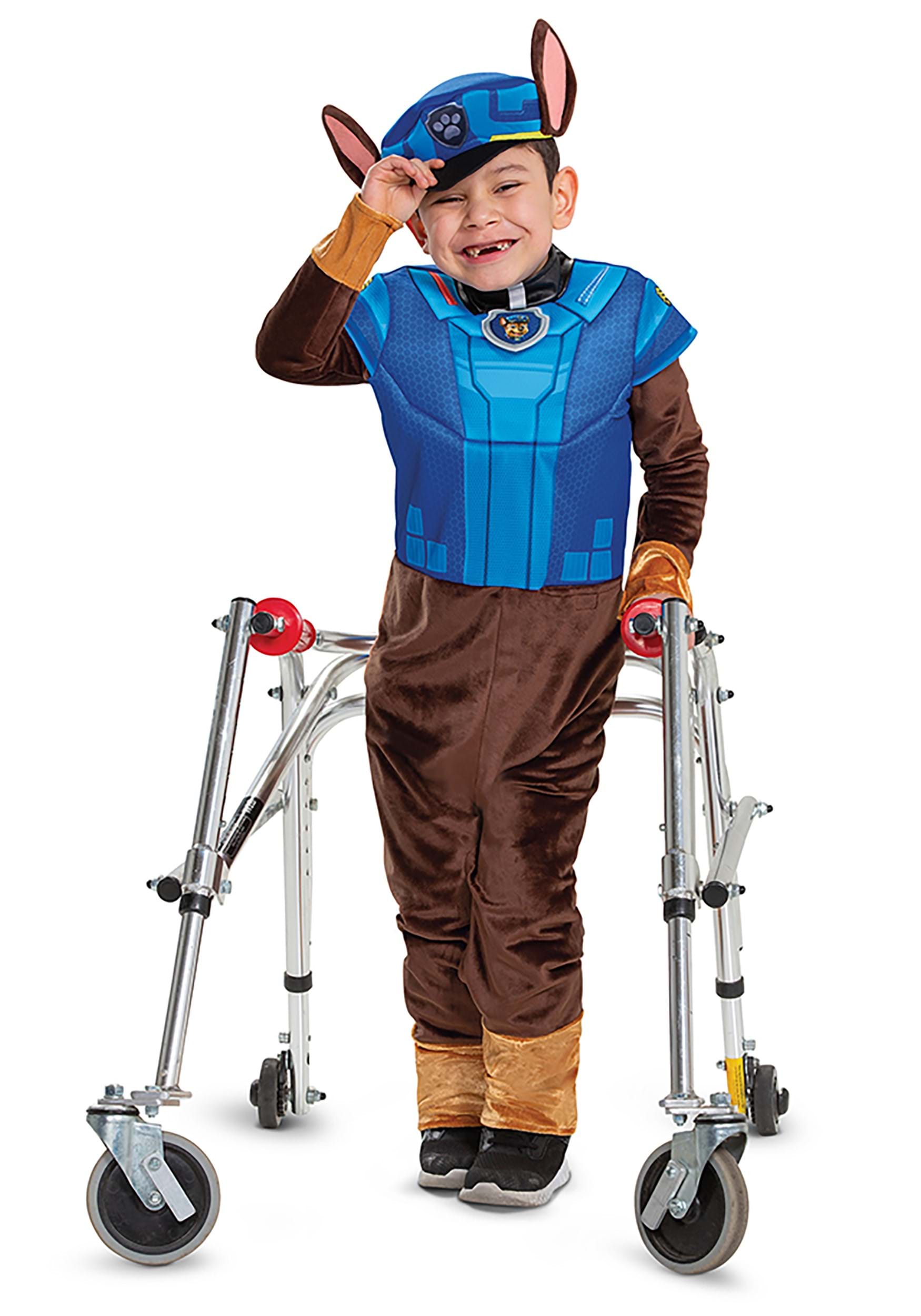 Image of Paw Patrol Chase Adaptive Costume for Kids ID DI120539-2T