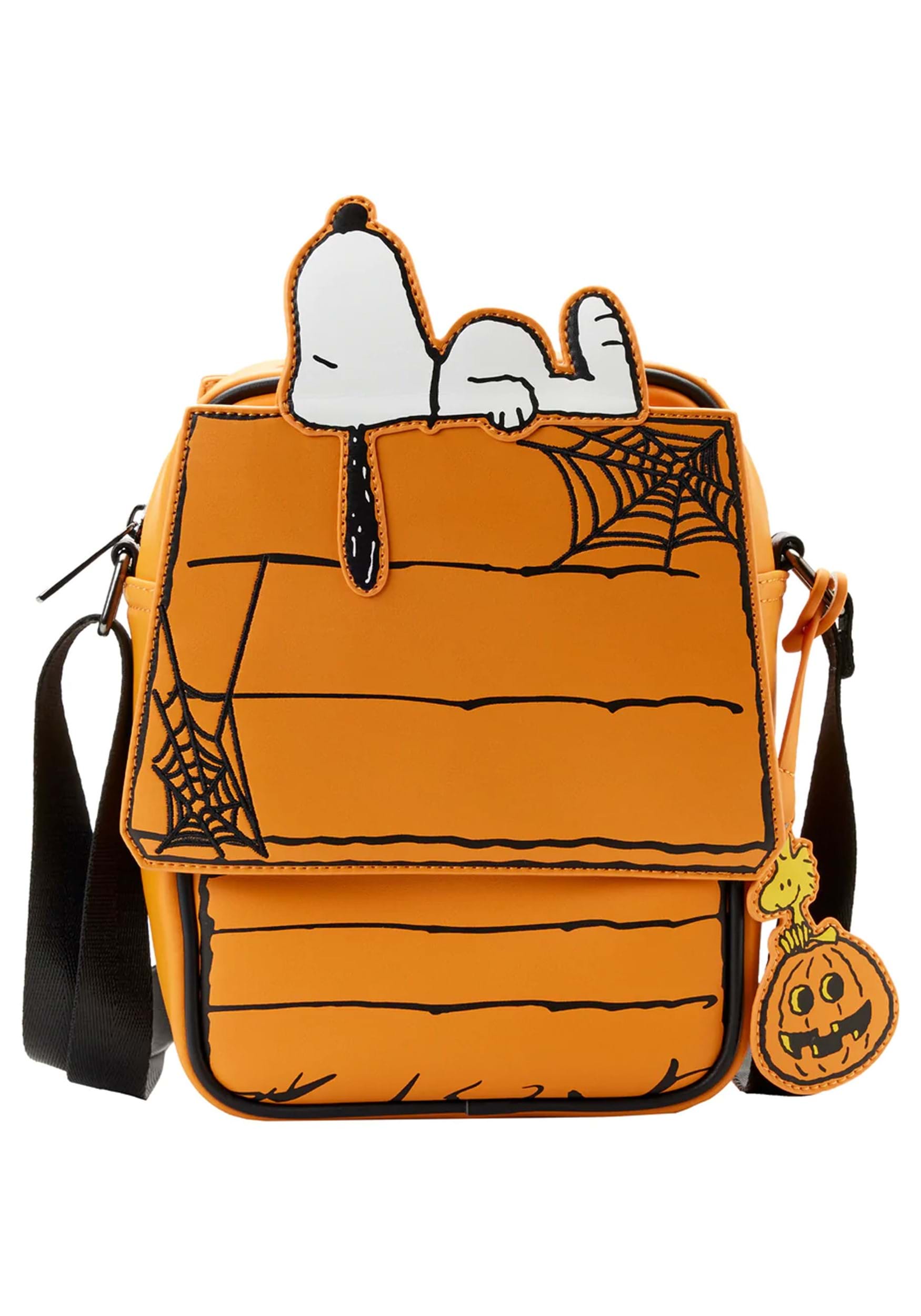 Image of Peanuts Great Pumpkin Snoopy Doghouse Crossbody Bag for Women ID LFPNTB0009-ST