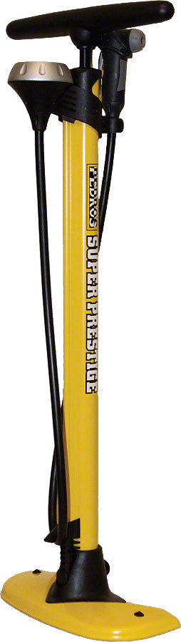 Image of Pedro's Floor Pump Super Prestige Professional Yellow