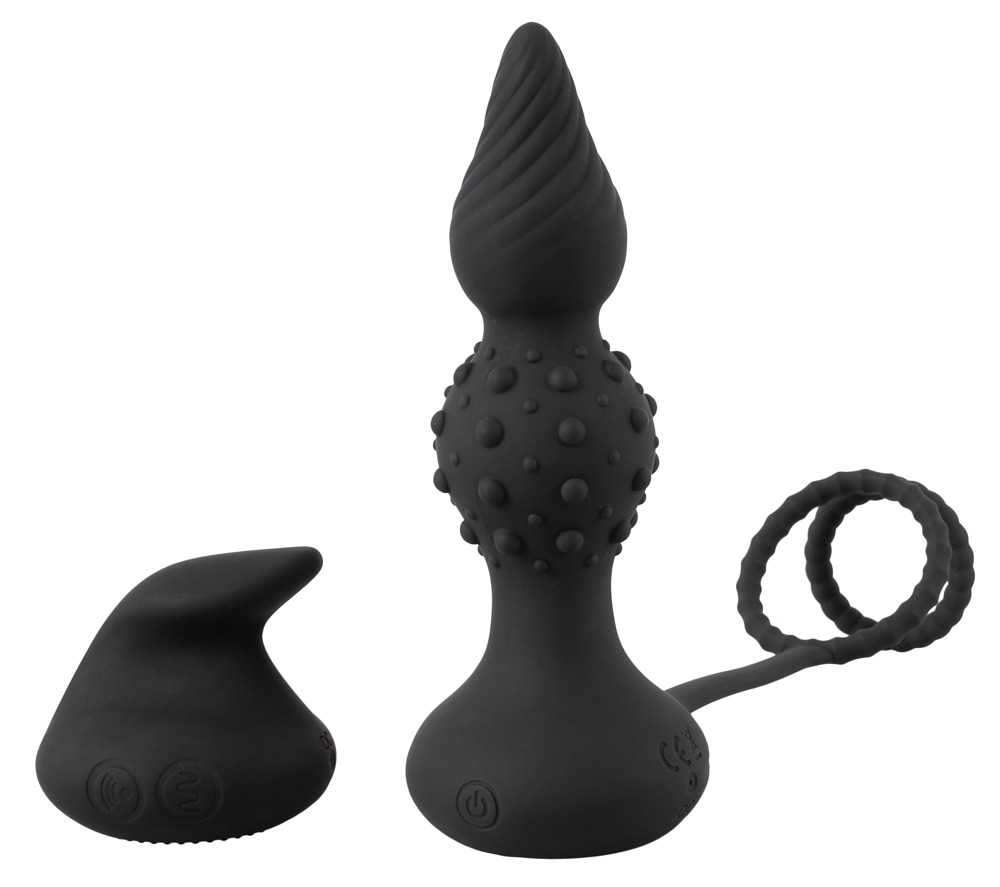 Image of Penis-/Hodenring „RC Butt Plug with Cock & Ball Rings“ mit Vibro-Analplug ID 05523990000