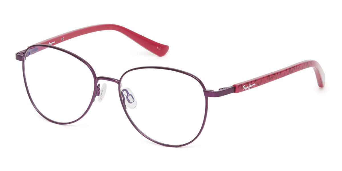 Image of Pepe Jeans PJ1297 C1 51 Purple Glasögon (Endast Båge) Män SEK