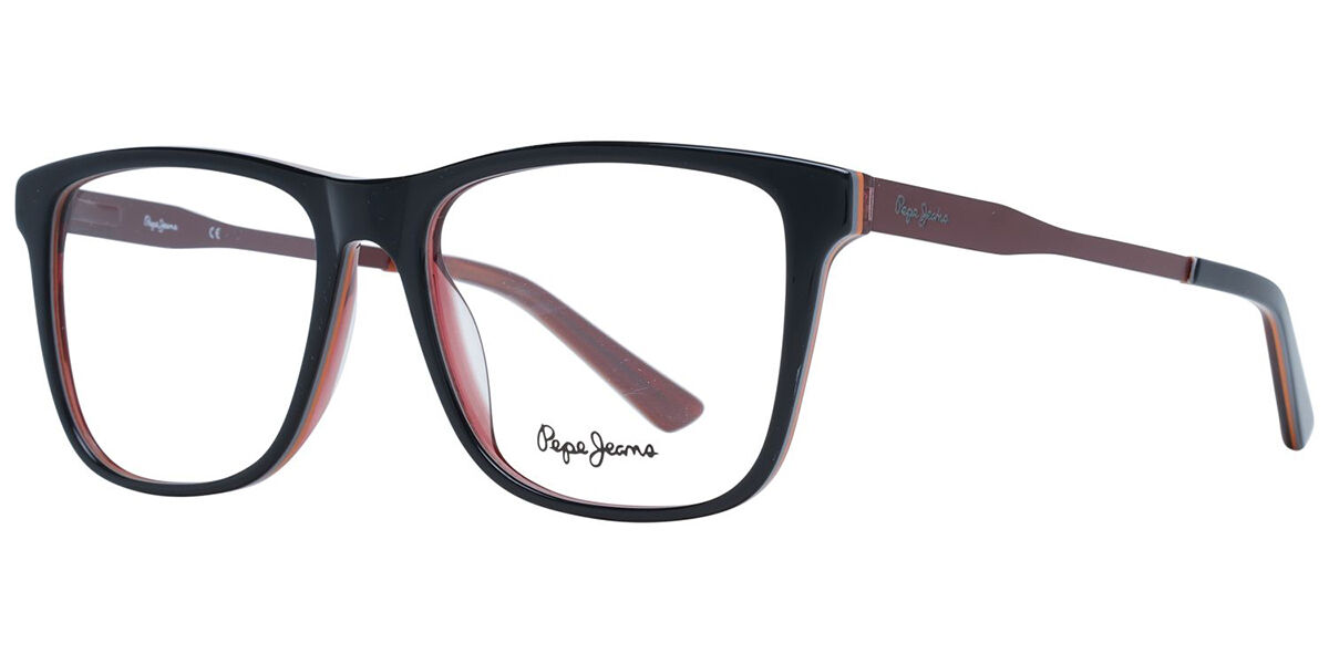 Image of Pepe Jeans PJ3290 C1 53 Czarne Męskie Okulary Korekcyjne PL