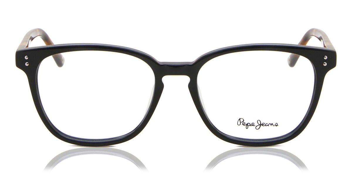 Image of Pepe Jeans PJ3402 C1 50 Czarne Męskie Okulary Korekcyjne PL