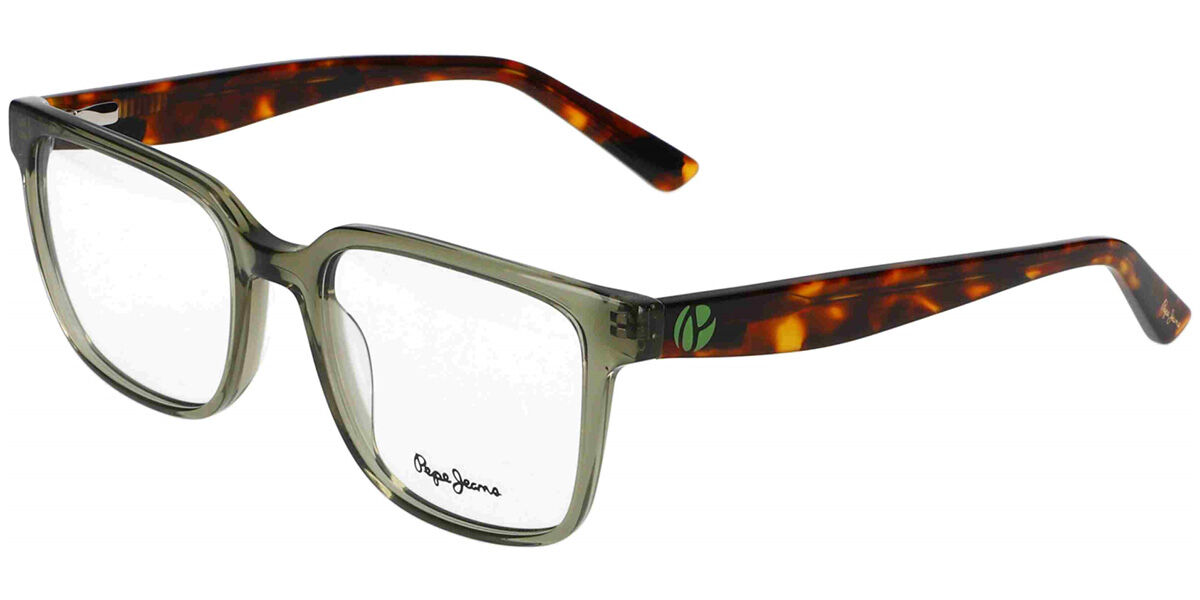 Image of Pepe Jeans PJ3524 525 Óculos de Grau Verdes Masculino BRLPT