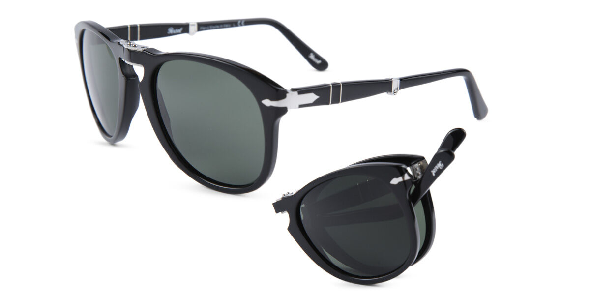 Image of Persol PO0714 Folding 95/31 Óculos de Sol Pretos Masculino BRLPT