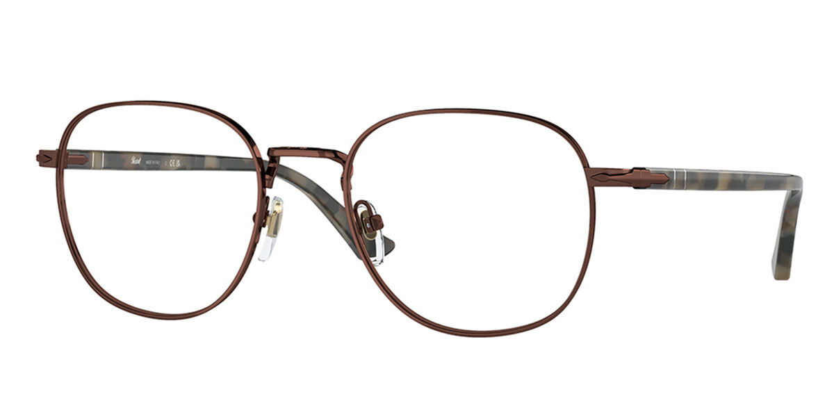 Image of Persol PO1007V 1148 Óculos de Grau Marrons Masculino BRLPT