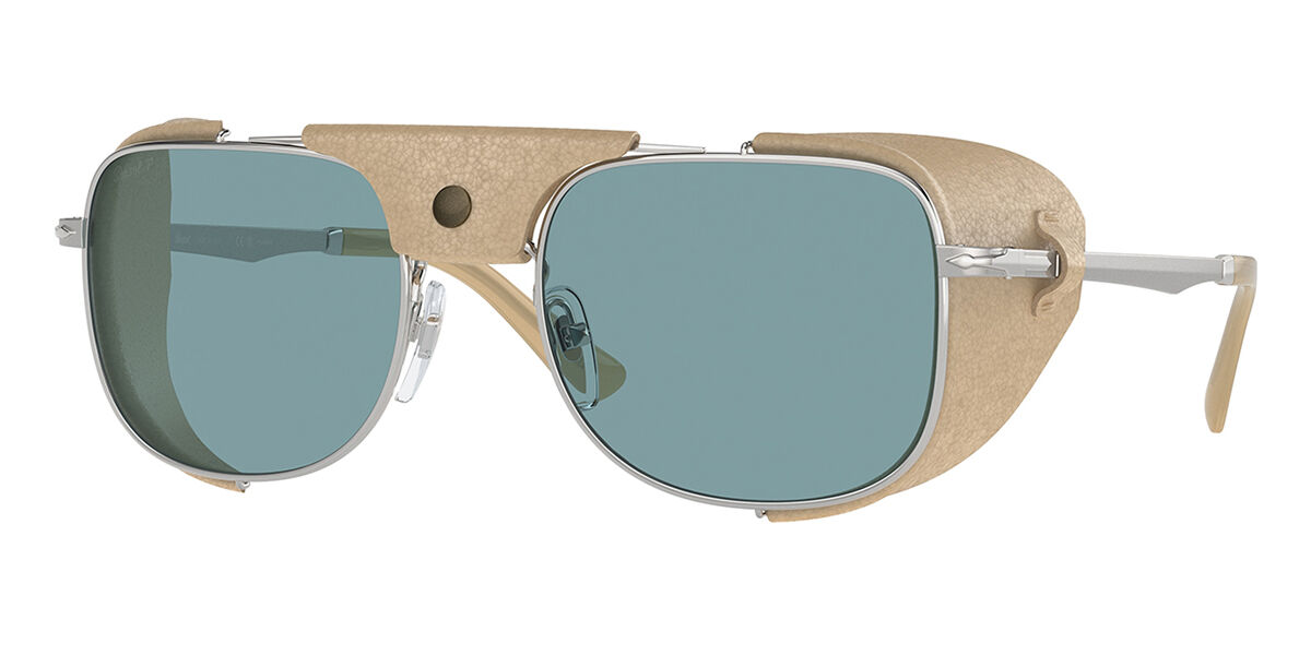 Image of Persol PO1013SZ Polarized 1155P1 Óculos de Sol Masculino Prata BRLPT