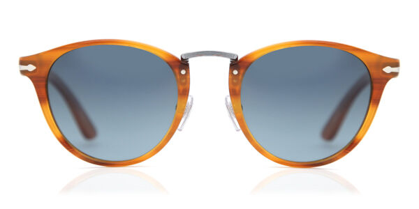 Image of Persol PO3108S/S TYPEWRITER Polarized 960/S3 Óculos de Sol Marrons Masculino PRT