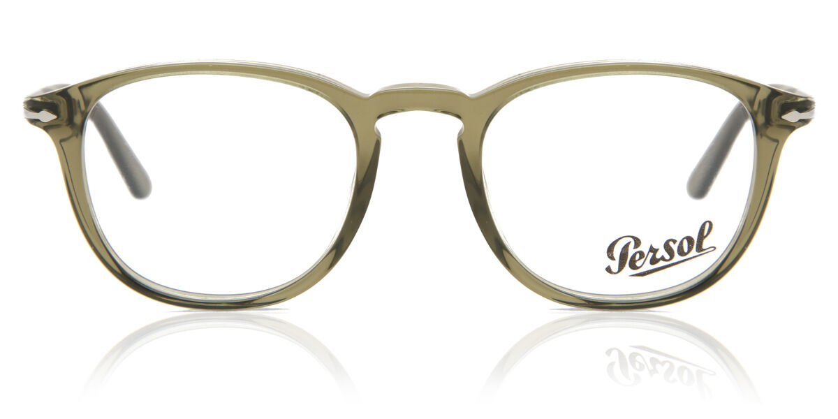 Image of Persol PO3143V GALLERIA 900 1142 Óculos de Grau Verdes Masculino PRT