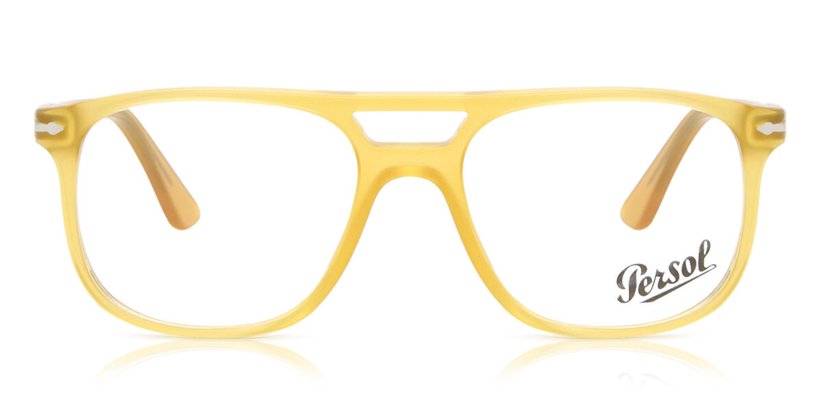 Image of Persol PO3329V GRETA 204 52 Gula Glasögon (Endast Båge) Män SEK