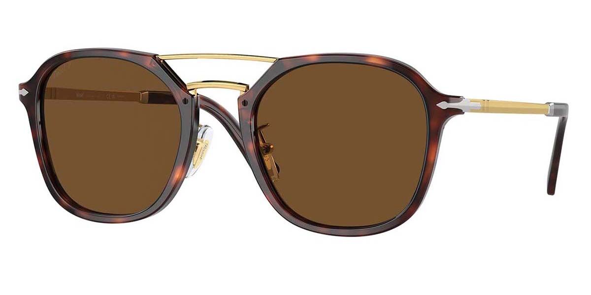 Image of Persol PO3352S Polarized 24/57 53 Lunettes De Soleil Homme Tortoiseshell FR