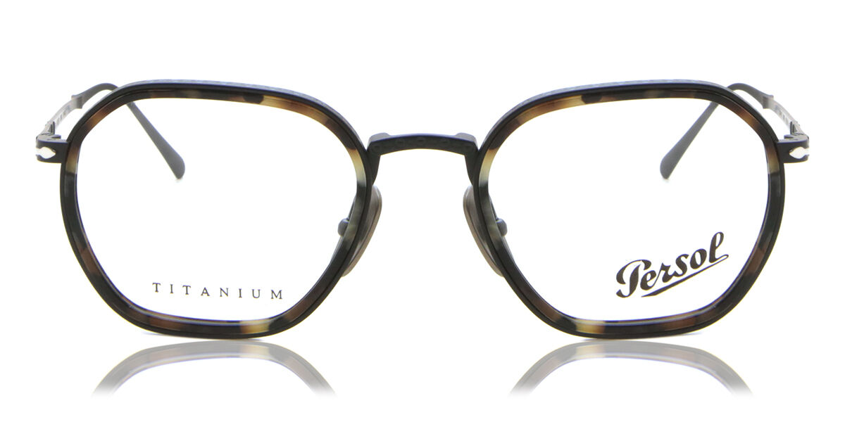 Image of Persol PO5011VT 8015 Óculos de Grau Pretos Masculino BRLPT