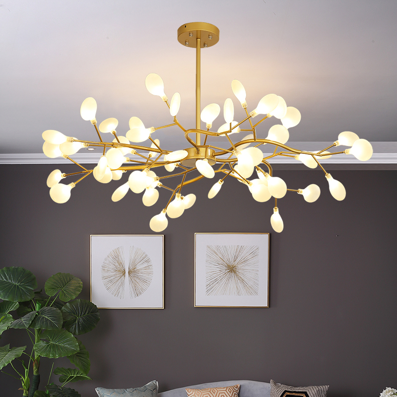 Image of Personality Household Lamps Living Room Chandeliers New Bedroom Dining Chandelier Lighting Modern led Chandelier Nordic Creative Pendant Lamp