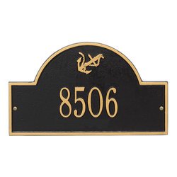 Image of Personalized Anchor Arch Address Plaque
