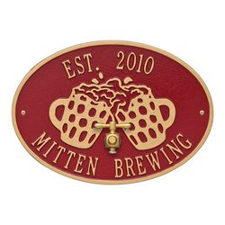Image of Personalized Beers and Cheers Plaque