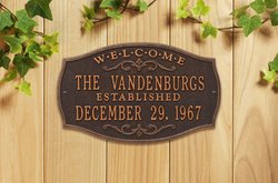 Image of Personalized Brookfield Welcome Plaque