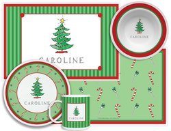 Image of Personalized Childrens Christmas 4 Piece Table Set
