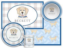 Image of Personalized Childrens Happy Tails 4 Piece Table Set